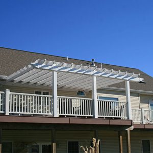 Medium Tuscany Attached Pergola - Garbrella Pergolas