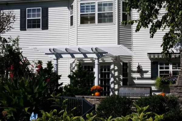 Small pergola attached to the house for sale online