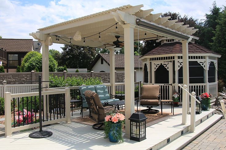 pergola accessories with lighting